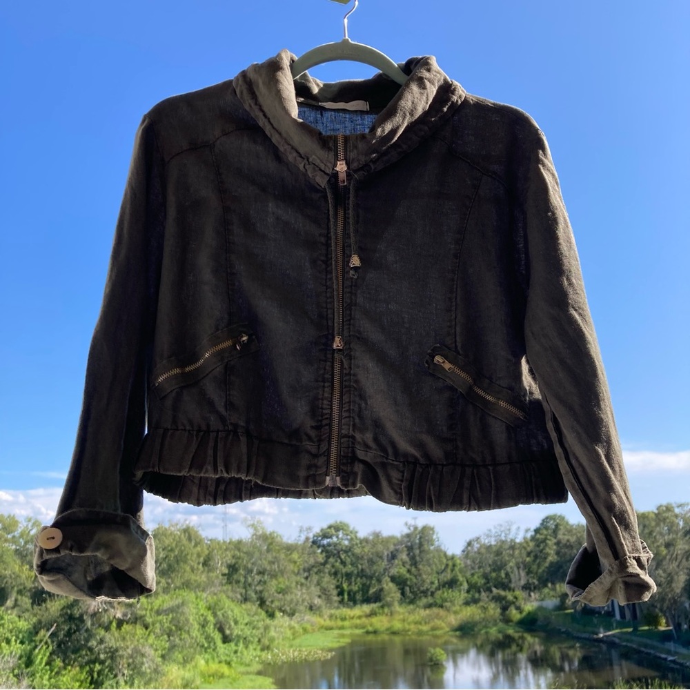 Women's Olive Utility Jacket